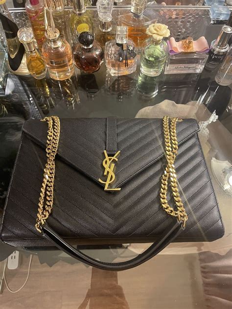 ysl large id convertible bag|YSL envelope large bag.